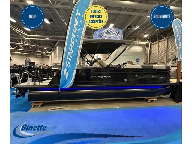 2025 Starcraft CX 23 DL BAR PONTON 3 TUBES, STARCRAFT, 200HP, Me in Powerboats & Motorboats in Thetford Mines - Image 2