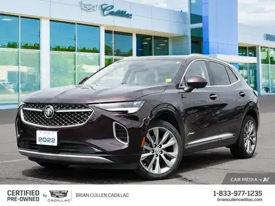 Get ready to command the roads in the stunning red 2022 Buick Envision AWD 4dr Avenir. This all-whee...