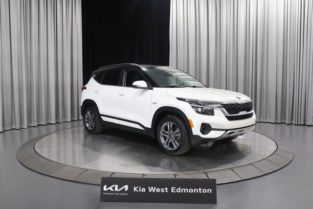 2021 Kia Seltos EX AWD / HEATED LEATHER SEATS/WHEEL / PUSH ST... in Cars & Trucks in Edmonton