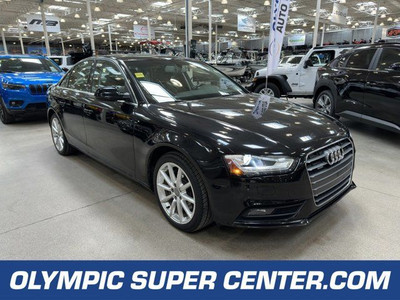 2014 Audi A4 Progressiv | LEATHER | SUNROOF | 2.0L