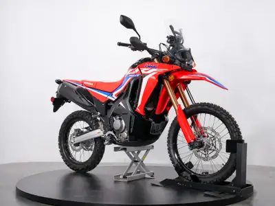 The 300 Rally takes and already great bike, the 300L,and adds an larger fuel tank, better seat, swit...