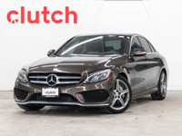 2015 Mercedes-Benz C-Class C 300 4Matic AWD w/ Rearview Cam, Blu