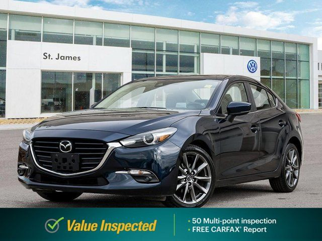 2018 Mazda 3 GT Sedan | LOCAL ONE OWNER | LEATHER in Cars & Trucks in Winnipeg