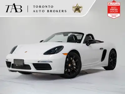 This striking 2017 Porsche 718 Boxster S Roadster delivers the thrill of open-air driving with premi...