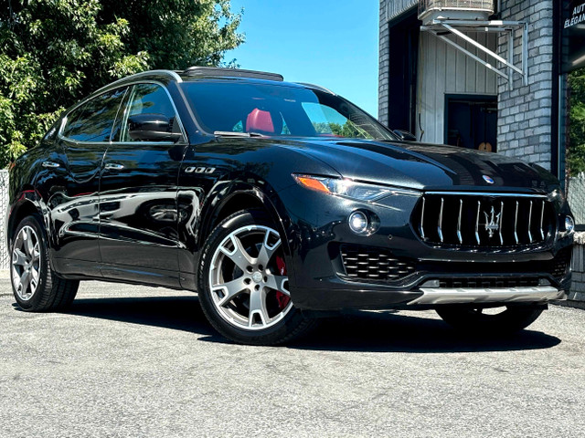 2017 Maserati Levante S SQ4 3.0L AWD Toit Pano Navi Cam Cuir Rou in Cars & Trucks in Longueuil / South Shore