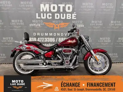 Harley-Davidson FLFBS Fat Boy 114 2023 SEULEMENT 2 180 KM BALANCE DE GARANTIE HARLEY-DAVIDSON 31 OCT...
