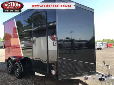 LEGACY SERIES ALL ALUMINUM FRAME 7' X 14' TANDEM AXLE CARGO W/ 12in. EXTRA HEIGHT AND 16in. OC FLOOR...