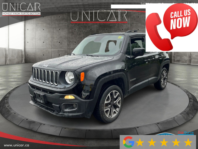 2015 Jeep Renegade No Accidents Low Kms 4WD North Backup Cam Blu in Cars & Trucks in Markham / York Region - Image 3