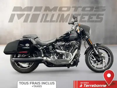 Harley-Davidson FLSB Sport Glide ABS 107 2021 NOIR 16579 km au compteur. Motos Illimitées Terrebonne...