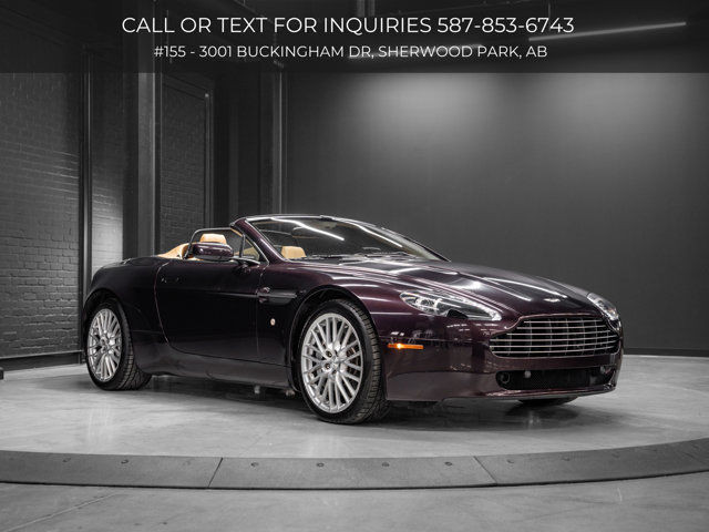 2009 Aston Martin Vantage | Soft Top Convertible | Alcantara in Cars & Trucks in Strathcona County