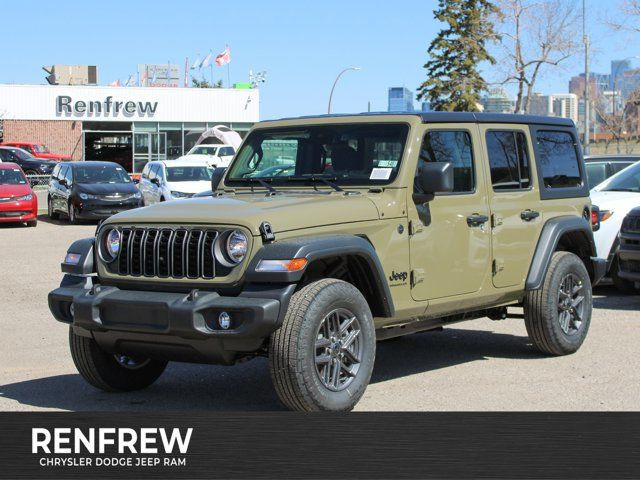 2025 Jeep Wrangler Sport S 4x4, Turbo, 12 Inch Screen in Cars & Trucks in Calgary