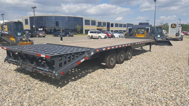 11-Ton, 24' Deckover Flatbed Trailer Brandt UGR1124 in Cargo & Utility Trailers in Saskatoon - Image 3