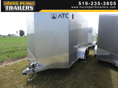 HURON PERTH TRAILERS BLOW OUT SALE!!!! 2023 ATC Raven 7x14+2 Enclosed Aluminum Trailer 7ft Wide x 14...