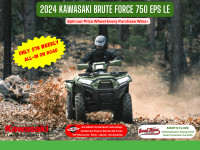2024 KAWASAKI BRUTE FORCE 750 EPS LE - Only $78 Weekly