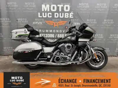 Kawasaki Voyager 1700 ABS 2020 SEULEMENT 5 820 KM FREINS ABS ET COMBINÉES K-ACT ORDINATEUR DE BORD C...