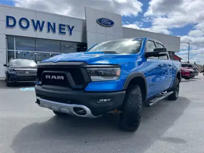 THE 2022 RAM 1500 REBEL WITH THE LEGENDARY 5.7L HEMI V8 ENGINE IS BUILT TO COMMAND THE ROAD AND CONQ...
