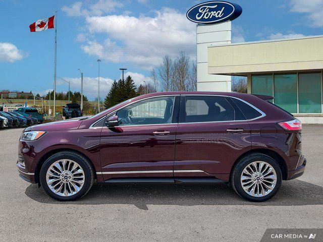 2020 Ford Edge Titanium | 301A| LEATHER SEATS| ADAPTIVE CRUISE in Cars & Trucks in Kitchener / Waterloo - Image 4