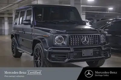 This Mercedes-Benz G-Class has a powerful Twin Turbo Premium Unleaded V-8 4.0 L/243 engine powering...