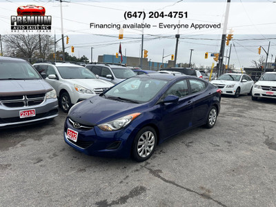 2012 Hyundai Elantra *** 3 YEAR WARRANTY INCLUDED ***