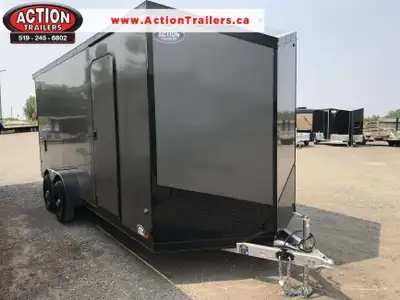 LEGACY SERIES ALL ALUMINUM FRAME 7' X 18' TANDEM AXLE CARGO W/ RAMP DOOR AND POLYCORE PANEL UPGRADE!...
