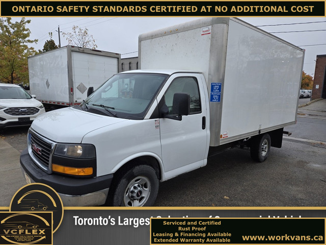 2017 GMC Savana Van G3500 - 14Ft Box - 4.8L V8 Gas - CVOR Exempt in Cars & Trucks in City of Toronto