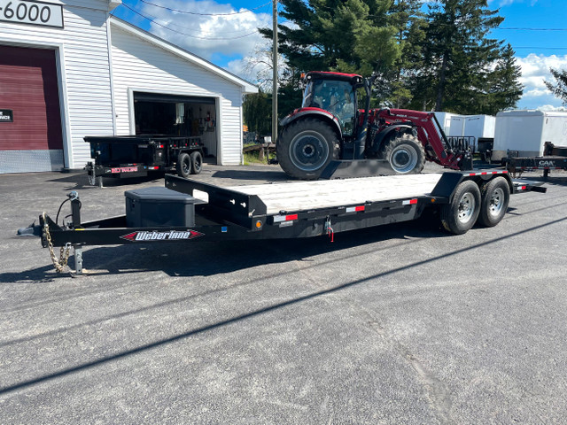 2023 Weberlane 6.5'x22' 7 Ton Power Tilt Deck in Cargo & Utility Trailers in Fredericton