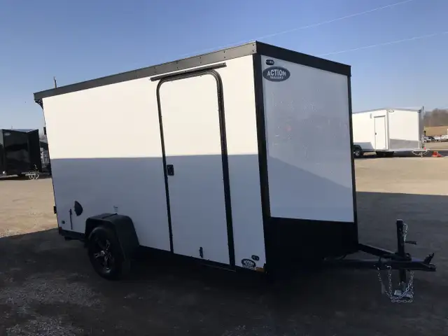 2025 IRON SERIES IRON V-NOSE CARGO - SINGLE AXLE STEEL TRAILER in Cargo & Utility Trailers in London - Image 3
