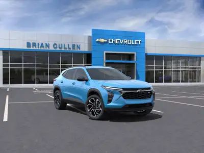 Feast your eyes on the brand new 2025 Chevrolet Trax 2RS in a stunning blue finish with front-wheel...