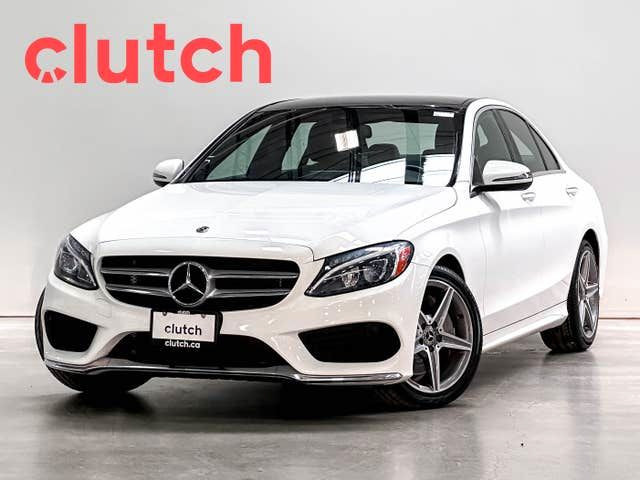 2018 Mercedes-Benz C-Class C 300 4Matic AWD w/ Nav, Heated Front in Cars & Trucks in Ottawa