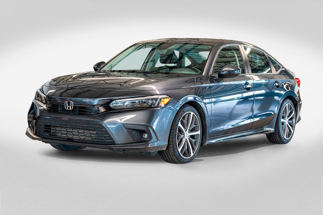 2022 Honda Civic Sedan Touring, Cuir, Nav, Carplay, Bluetooth, C in Cars & Trucks in City of Montréal