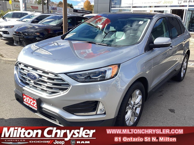 2022 Ford Edge TITANIUM AWD, LEATHER, NAVIGATION, SUNROOF in Cars & Trucks in Oakville / Halton Region