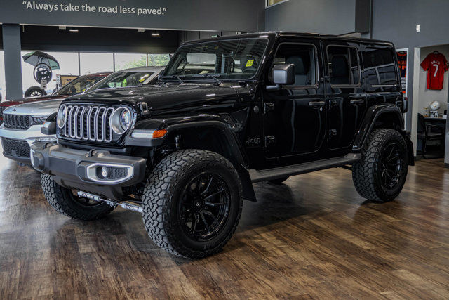 2025 Jeep Wrangler LIFTED LEATHER LOADED SAHARA UNLIMITED 4X4 in Cars & Trucks in Strathcona County