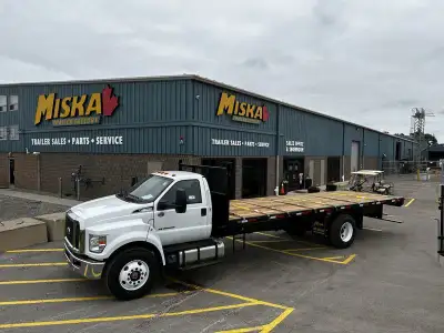 Miska 20' Flatdeck Truck Body - Installed on your cab and chassis, Painted Steel starting at just $1...
