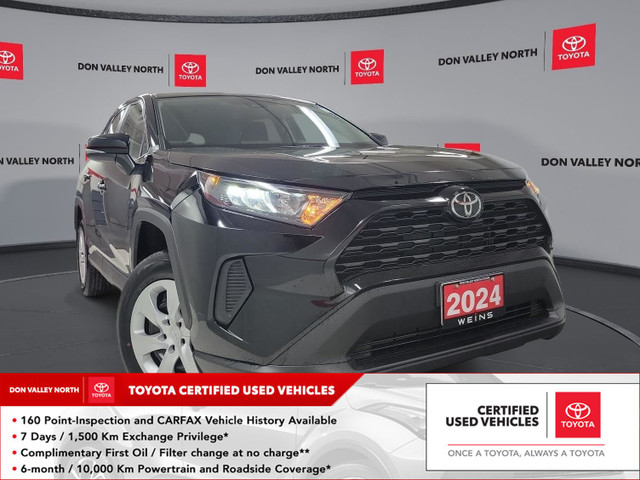 2024 Toyota RAV4 LE GRADE | LOW MILEAGE | APPLE CARPLAY | SAF... in Cars & Trucks in City of Toronto
