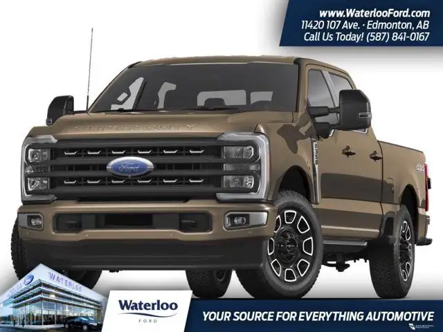 2025 Ford Super Duty F-350 SRW Platinum | Crew Cab 160 dans Autos et camions dans Ville d’Edmonton - Image 2