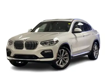 2019 BMW X4 xDrive30i Mineral White Metallic PREMIUM ENHANCED PACKAGE Adaptive Full LED Headlights,...