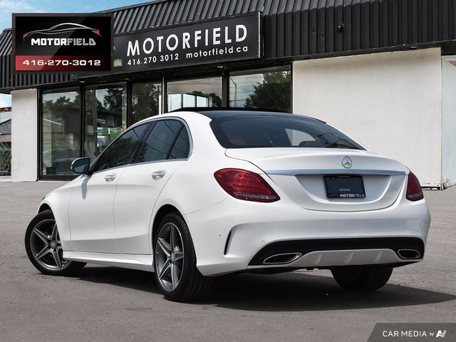 2016 Mercedes-Benz C-Class C 300 4MATIC *Accident Free, Red Leat in Cars & Trucks in City of Toronto - Image 4