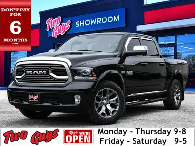 2018 Ram 1500 Limited Brilliant Black Crystal Pearlcoat *NAVIGATION*, *BLUETOOTH*, *SUNROOF*, *CLEAN...