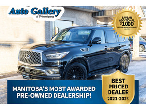 2019 Infiniti QX80 LUXE SUNROOF,HEATED SEATS,REMOTE START, LOCAL SUV