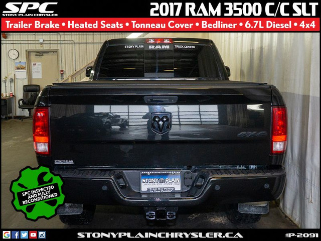 2017 RAM 3500 4WD Crew Cab 6.4 Ft Box SLT for sale in Cars & Trucks in St. Albert - Image 4