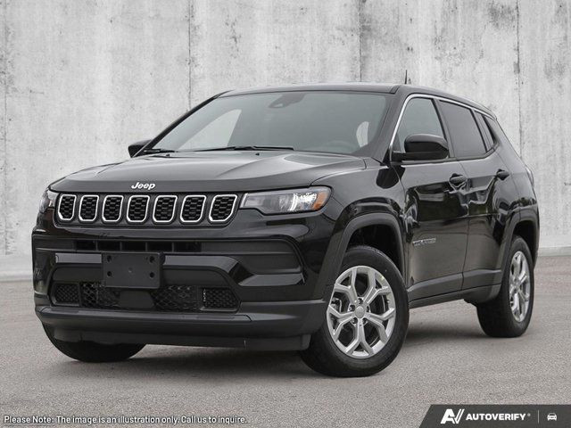 2025 Jeep Compass Sport 4x4 Nav Capable Heated Seats Rear Camera in Cars & Trucks in St. Albert