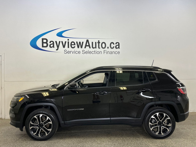 2022 Jeep Compass Limited LIMITED/AWD/ROOF/BLACK LEATHER! in Cars & Trucks in Belleville