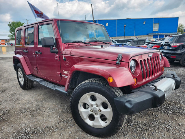 2013 Jeep Wrangler Unlimited Sahara W NAVI 4X4  AUTOMATIQUE GARA in Cars & Trucks in City of Montréal