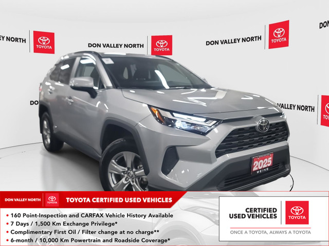 2025 Toyota RAV4 Hybrid XLE CERTIFIED | ACCIDENT FREE | CARPLAY in Cars & Trucks in City of Toronto