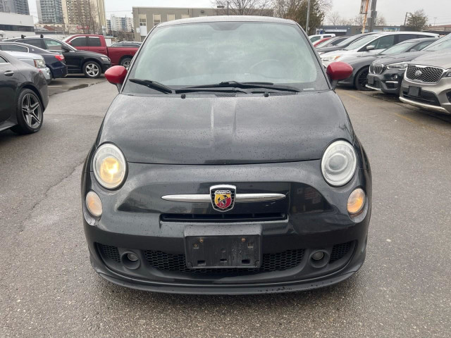 2012 Fiat 500 Abarth 2012 Fiat Abarth, black red leather powe... in Cars & Trucks in City of Toronto - Image 2