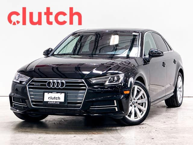2018 Audi A4 Komfort AWD w/ Apple CarPlay, Heated Front Seats, R in Cars & Trucks in City of Toronto