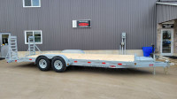 24ft 7 Ton Galvanized Heavy Equipment Trailer