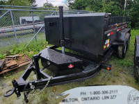 In Stock Now - Miska 7 Ton Ultra Low Pro Dump Trailer