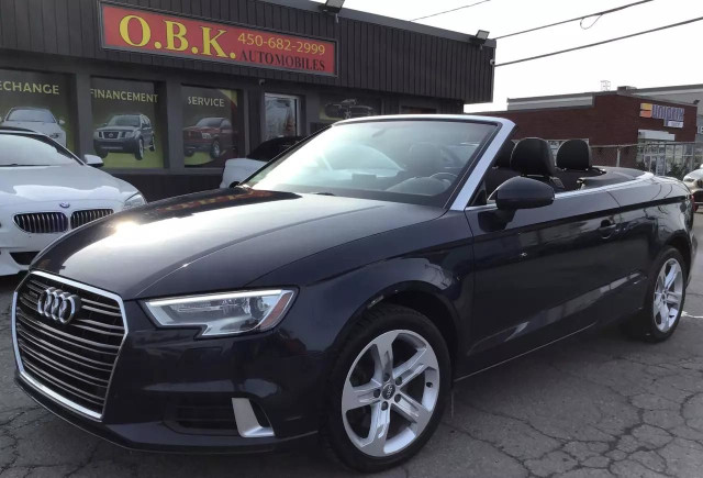 2017 AUDI A3 Premium S Tronic-CONVERTIBLE-BLUETOOTH-SIEGES CHAUI in Cars & Trucks in Laval / North Shore - Image 2
