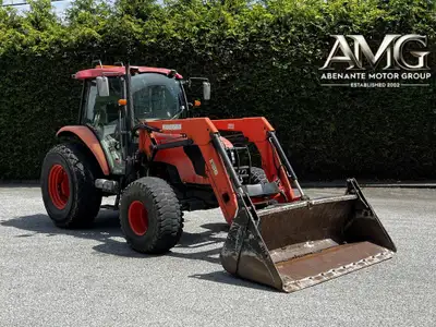 2011 Kubota M8540D Tractor with Loader Bucket 3.8 L Kubota Diesel 12 Speed Manual AC/Heat Enclosed C...